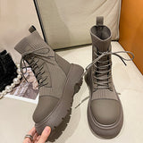New style thick soled women's boots in autumn
