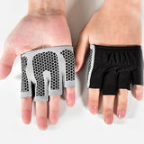 Aerial yoga four-finger gloves female thin anti-slip horizontal bar fitness