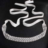 Bridal rhinestone belt wedding accessories