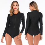 Surfing jumpsuit zipper diving suit swimsuit