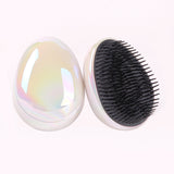 Plastic comb starry sky egg hairdressing comb anti knot straight hair comb straight hair comb