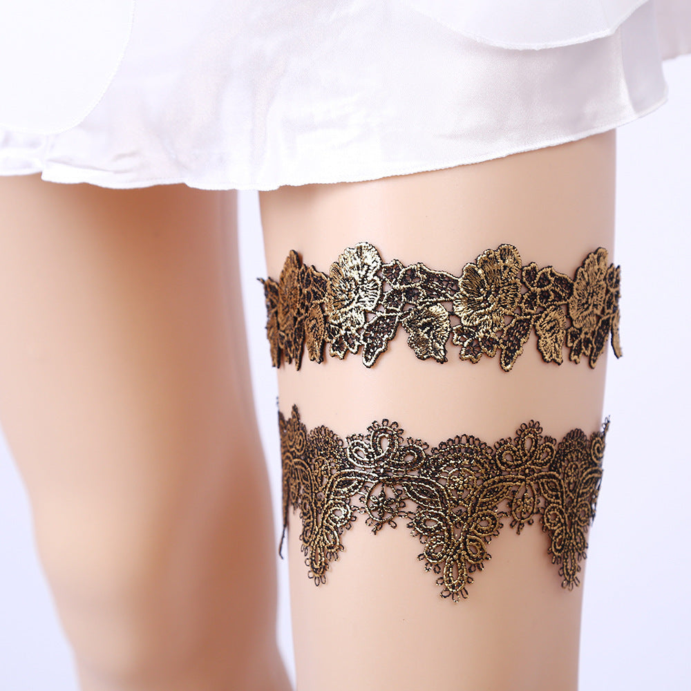Bride flower floral garter