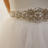 Wedding accessories Pearl rhinestone belt