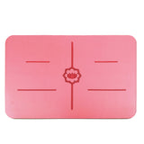 Natural rubber pad yoga mat comfortable meditation rest meditation non-slip mat