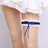 Bridal lace bow Garter