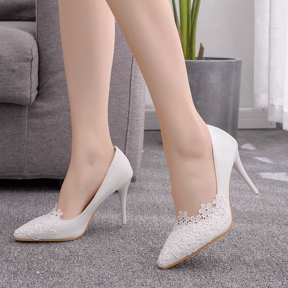 Womens Peep Toe Platform Heels Wedding High Heel Sandals Unique Dress Party  Bride Lace Zip Boots - China Bridal Shoes and Fashion Women Party Shoes  price | Made-in-China.com