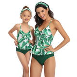 Parent-Child One-piece swimsuit swimwear for Mom and Me