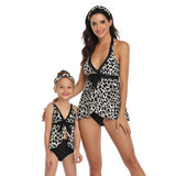 Vest swimsuit cover belly slimming swimsuit for Mom and Me