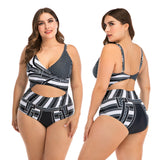 One-piece swimsuit plus size hollow-out swimwear