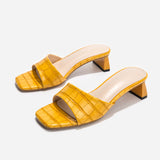 Women's plus size sandals chunky heel high heel sandals