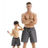 New parent-child swimsuit quick-drying beach pants for Dad and Me