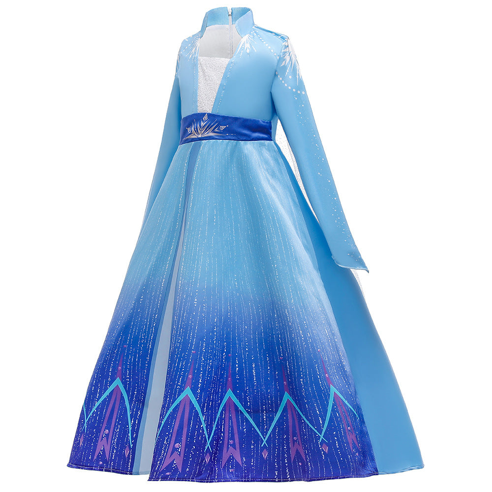 Frozen Children Elsa Dress Performance Dress