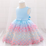 Children's And Girls' First Birthday Water Drop Fluffy Skirt Dress
