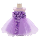 Children's Bra Applique Bead Mesh Puffy Princess Skirt