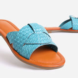 Women's flip-toe sandals Fashion Women's Flat sandals personality slip-on stone pattern slippers