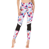 Running fitness clothes printed pants sports bra