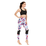 Running fitness clothes printed pants sports bra