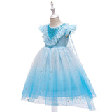 Children's Girls' Flying Sleeve Snow And Ice Strange Fate 2 Princess Aisha dress