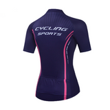 Women's short sleeve breathable sweat absorbing cycling clothing