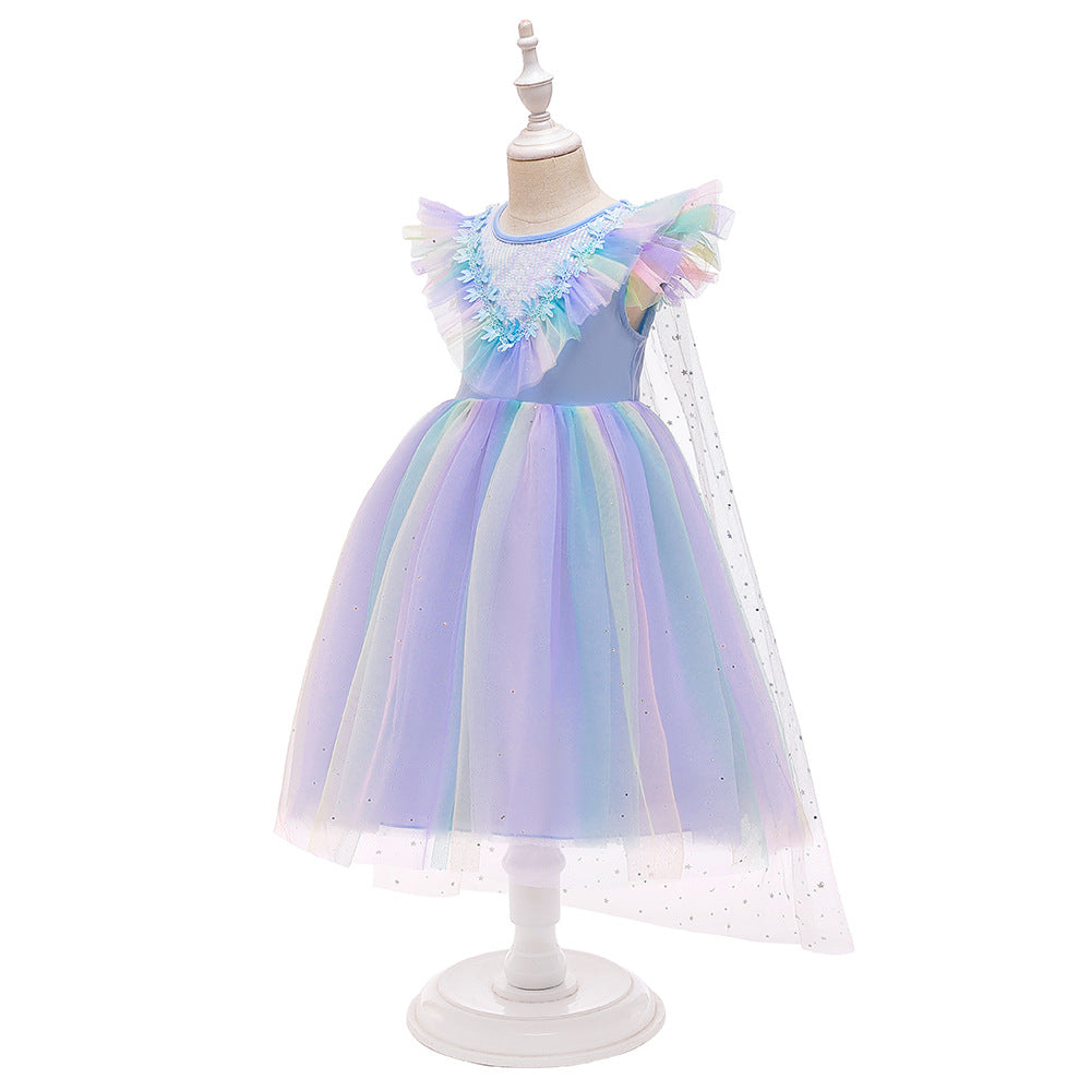 Frozen Princess Elsa Dress Children's Dress Princess Dress