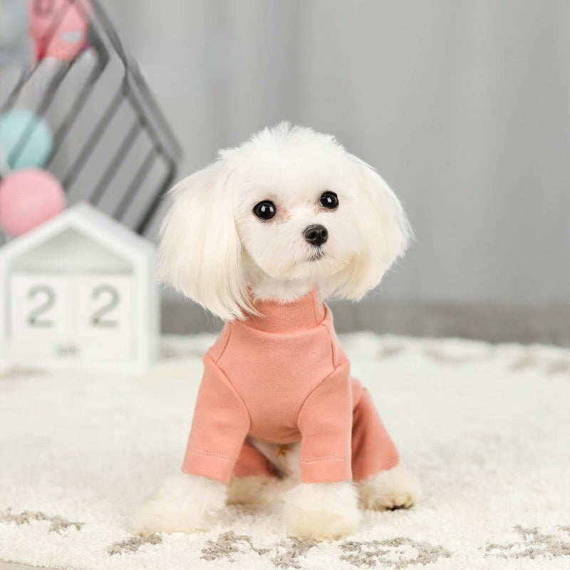 Pet clothes new autumn and winter dog four-legged casual cartoon cute teddy than bear pet clothes cat clothes