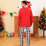 Family parent-child suit Christmas pajamas
