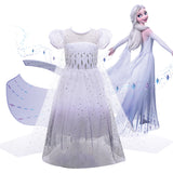 Frozen Princess Aisha Dress Sky Cape Dress Halloween Costume