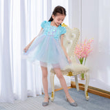 Children's Snow And Ice 2 Aisha Princess Dress Cosplay Performance Dress Princess Dress