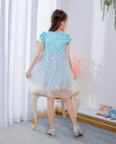 Children's Snow And Ice 2 Aisha Princess Dress Cosplay Performance Dress Princess Dress