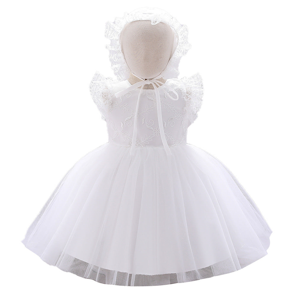 Girls 0-3 Years Old Children's Fluffy Wedding Dress Princess Dress