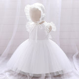 Girls 0-3 Years Old Children's Fluffy Wedding Dress Princess Dress