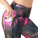 Running exercise yoga clothes top tights