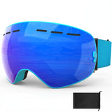 Double-layer anti-fog goggles