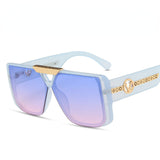 Metal pattern women's sunglasses