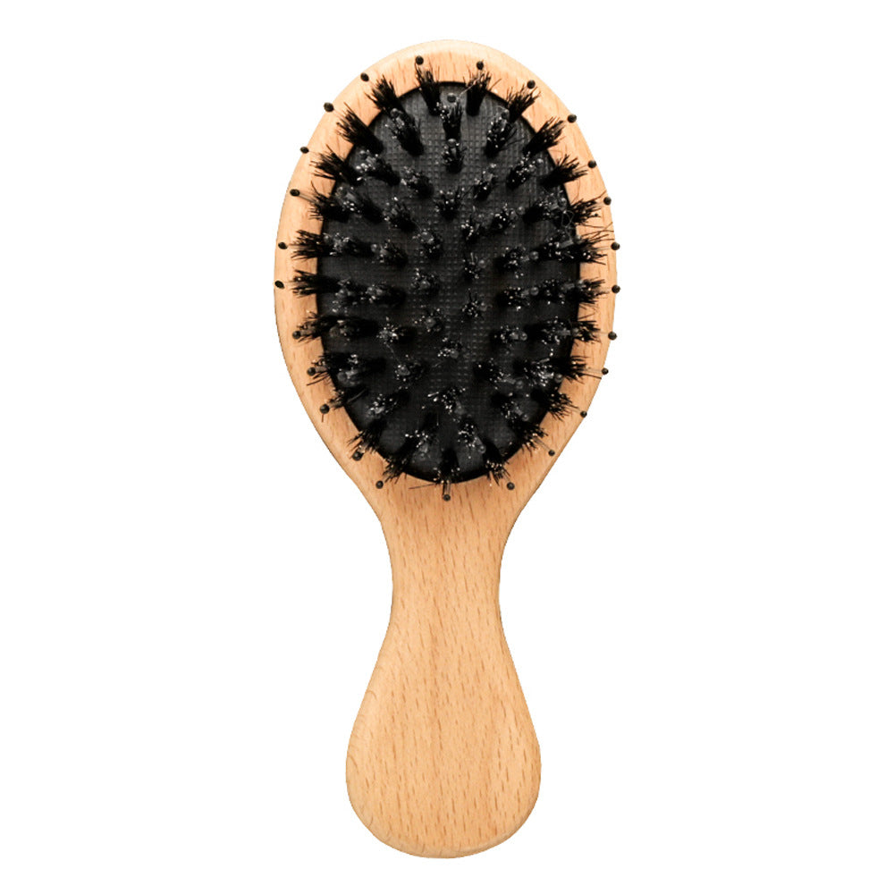 Beech bristle air cushion comb massage comb curly hair straight hair wood comb air bag large board comb