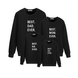 Family Matching fashion long sleeve sweater parent-child outfit