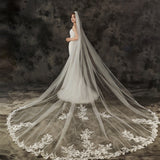 long tail veil wedding accessories