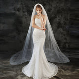 Exquisite Lace applique veil bridal wedding accessories