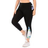 Skinny yoga clothes plus size exercise running pants top vest for women