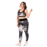 Plus size sports bra top for women skinny yoga pants