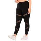 Workout clothes plus size slip top tights