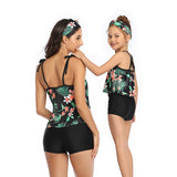 New parent-child swimsuit swimsuit fashion tankinifor Mom and Me