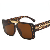 Metal pattern women's sunglasses