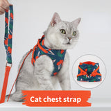 Pet supplies cat universal vest hand holding rope chest strap