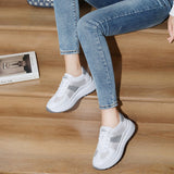 Muffin bottom white shoes women's sports shoes casual thin pumps