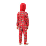 Family one-piece Christmas pajamas parent-child outfit