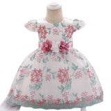Baby Princess Dress Pink Bow Children's Dress