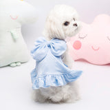 Pet clothes Spring/summer vest new lace stretch skirt small dog thin teddy dog clothes