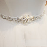 Bridal rhinestone belt wedding accessories