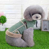 Dog clothes autumn and winter dog clothes wholesale British splicing Teddy Chenery vest